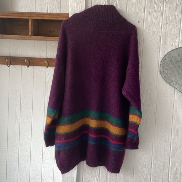 Vintage 1990s Boundary Waters long mohair sweater extra large - Picture 4 of 6